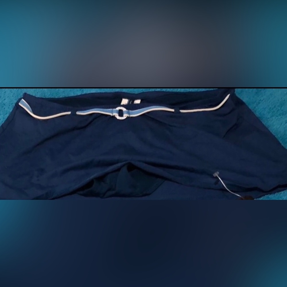 Nautica women’s swimming skirts pantie under blue. Size 6